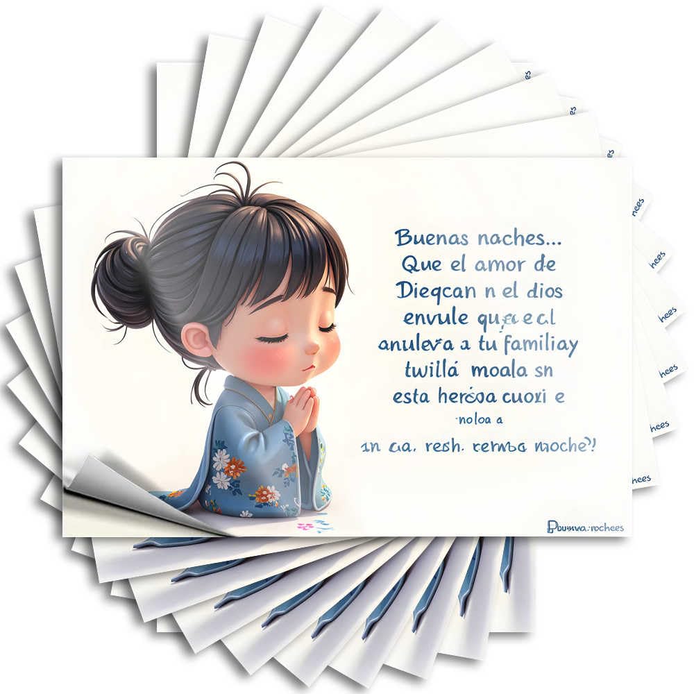 Decals Rock Halloween Laptop Prayerful Little Girl in Traditional Kimono - No Residue Decals for Ideas(12X18CM)
