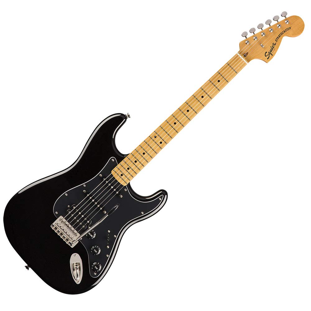 Amazon | Squier by Fender Classic Vibe 70s Stratocaster HSS Black