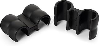 Removable Ganging Clamps for Plastic Folding Chairs - Secure Rows of Chairs and Prevent Movement (25, Black)
