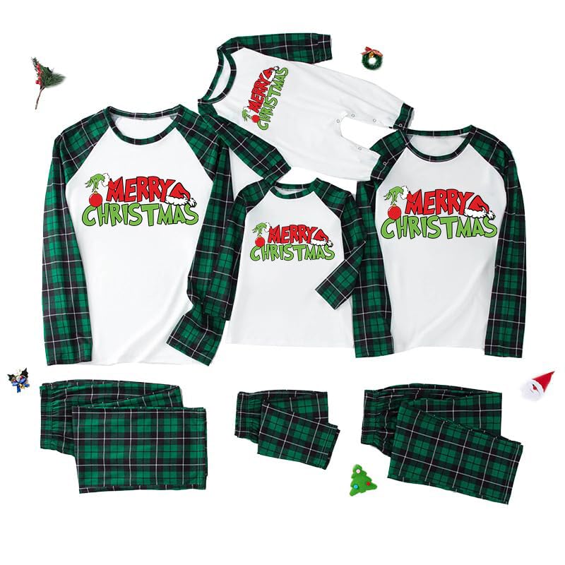 WOOD MEETS COLOR Pijama de Navidad para la Familia, Conjunto de P...