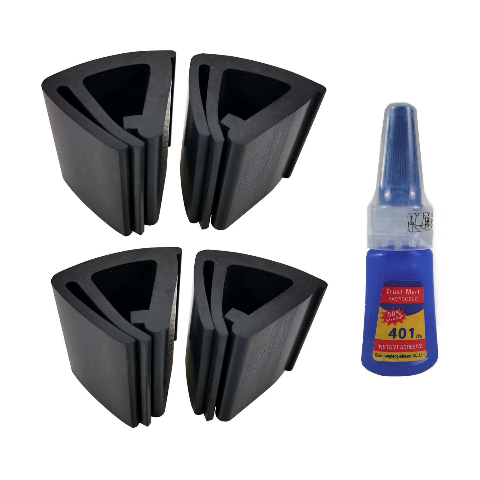 Mamiko Universal Golf Cart Windshield Upper Latch Retaining Clips Compatible with EZGO Club Car Yamaha Replace # 102005801 1020058-01, Set of 4