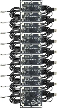 New 9Pcs 100 Degree Camera Module 1MP OV9732 1280x720 USB Free Driver Manual Focus, with 2 Meter Cable for WinXP/7/8/10