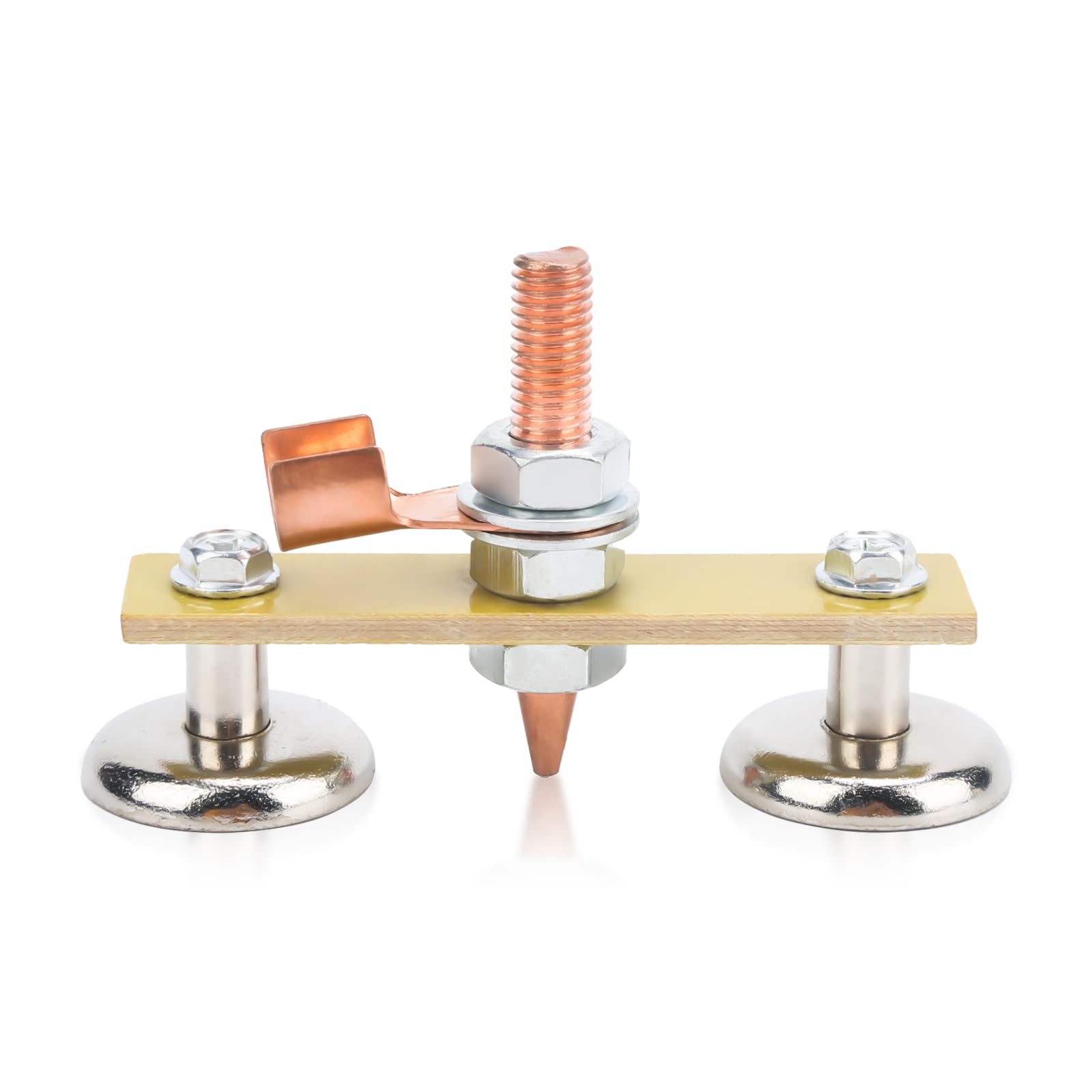 Hapivida Welding Head Welding Magnet Double Head Magnetic Welding Support Ground Clamp For Mechanical Maintenance