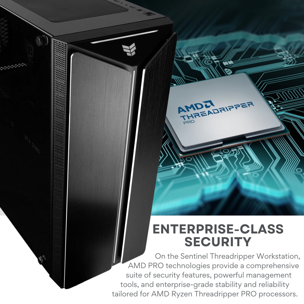 Amazon.com: Sentinel Threadripper PRO 7965WX 24-Core Workstation