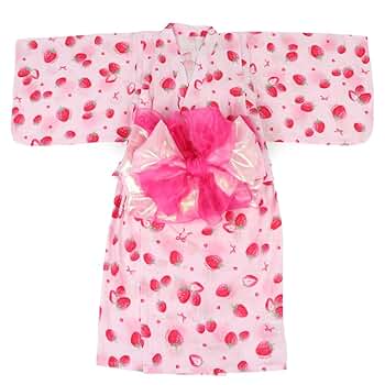 Amazon | [マザーガーデン] 2Way 浴衣 《野いちご 水彩柄