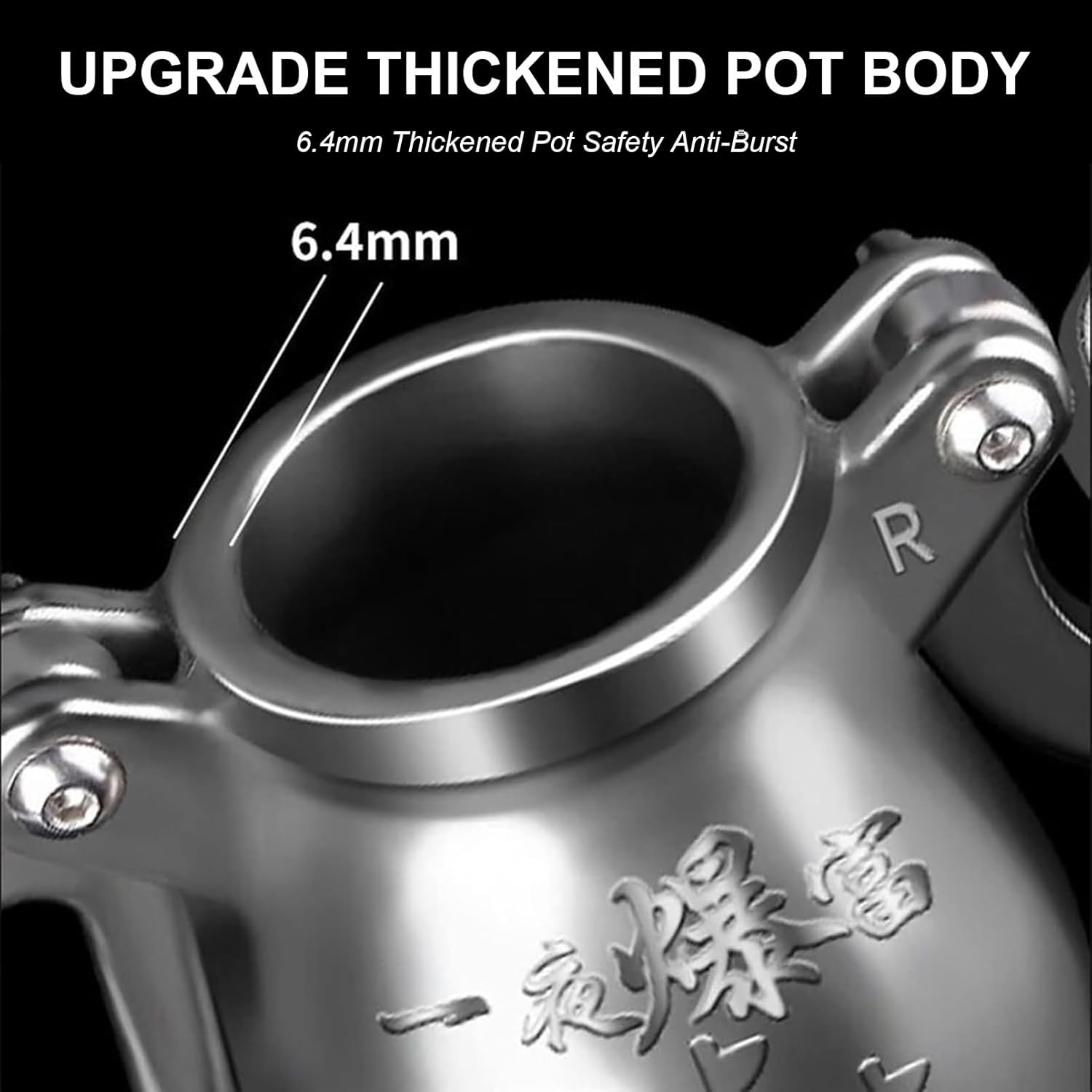 Popcorn Pressure Cooker, Stovetop Popcorn Maker, Traditional Popcorn Maker, with Precision Pressure Gauge and Base, for Home Party(360ml)