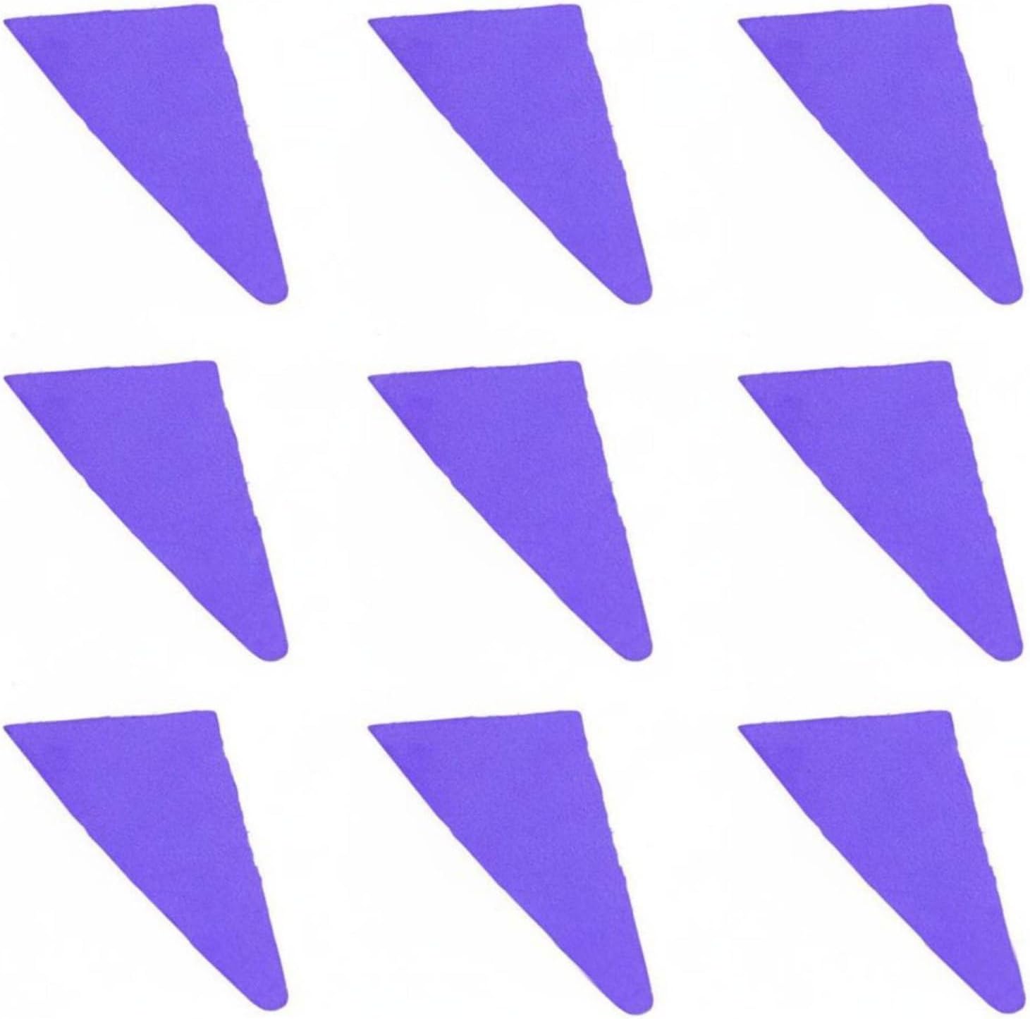 Baoblaze Cleaning Cloth Instrument Cleaning Cloth Maintenance Cloth Sound Hole Cloth Cotton Triangle Shape for Woodwind and Brass Instruments Suitable for Practice Rooms Stage Use, Purple