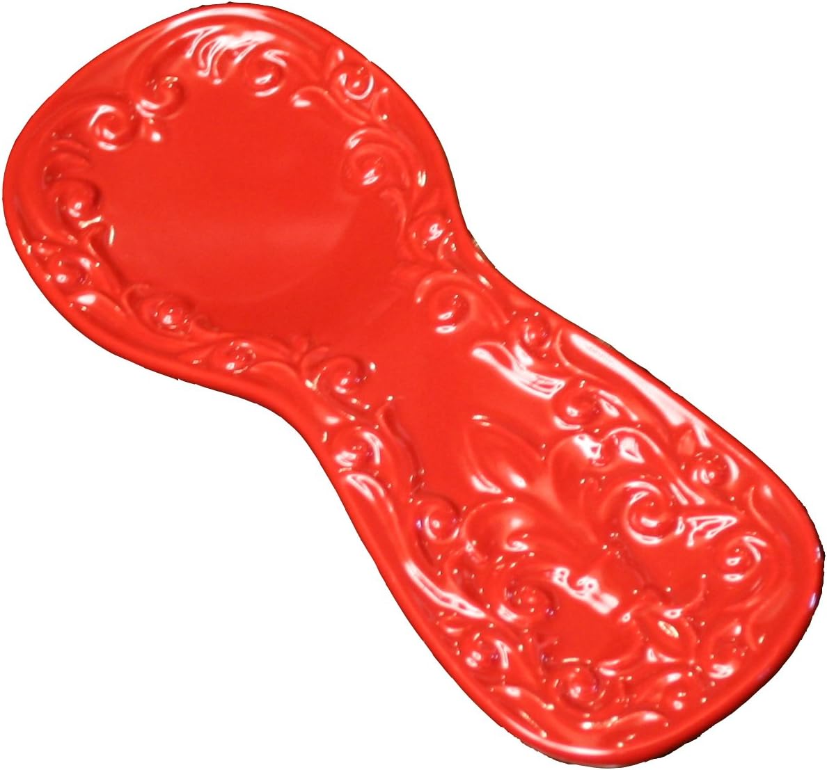 Spoon Rest, Red, 8.5x3.5 Inch
