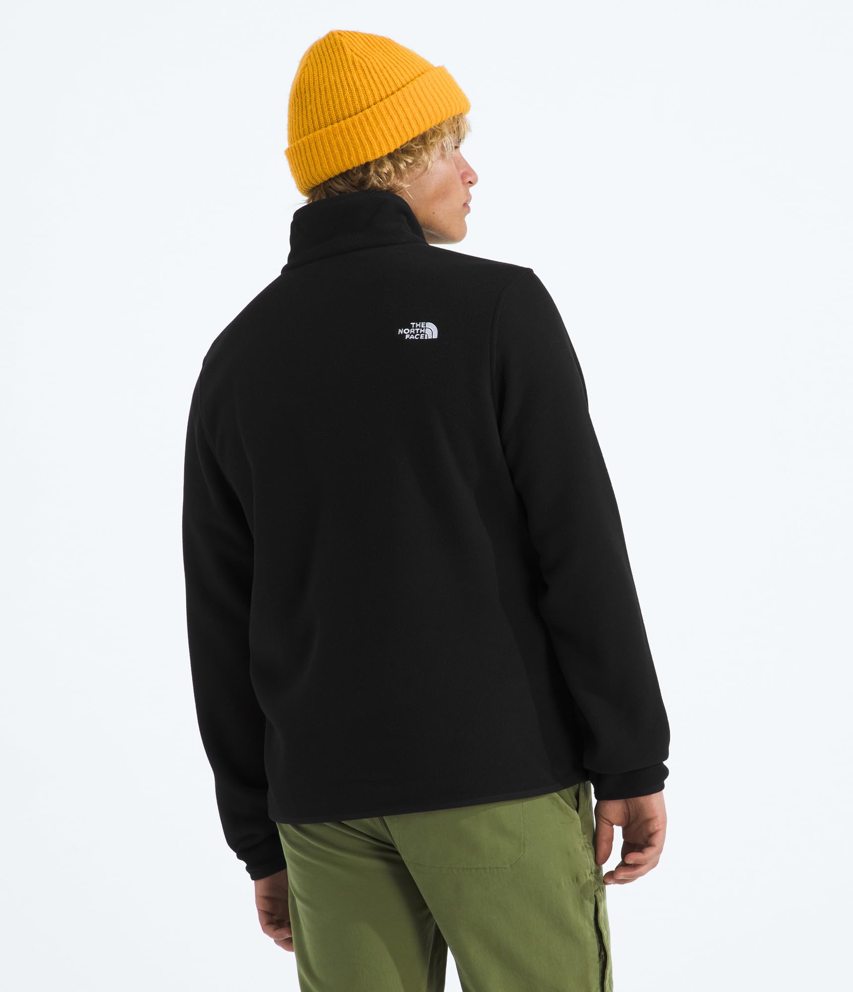 THE NORTH FACE Sweat Glacier Fleece 1/4 Zip jk3 TNF Black