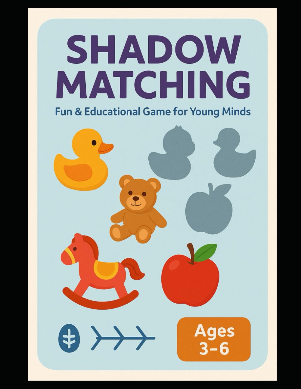 Shadow Matching Game – Fun & Educational Puzzle for Kids (Ages 3-6) (Kids Cognitive Development)
