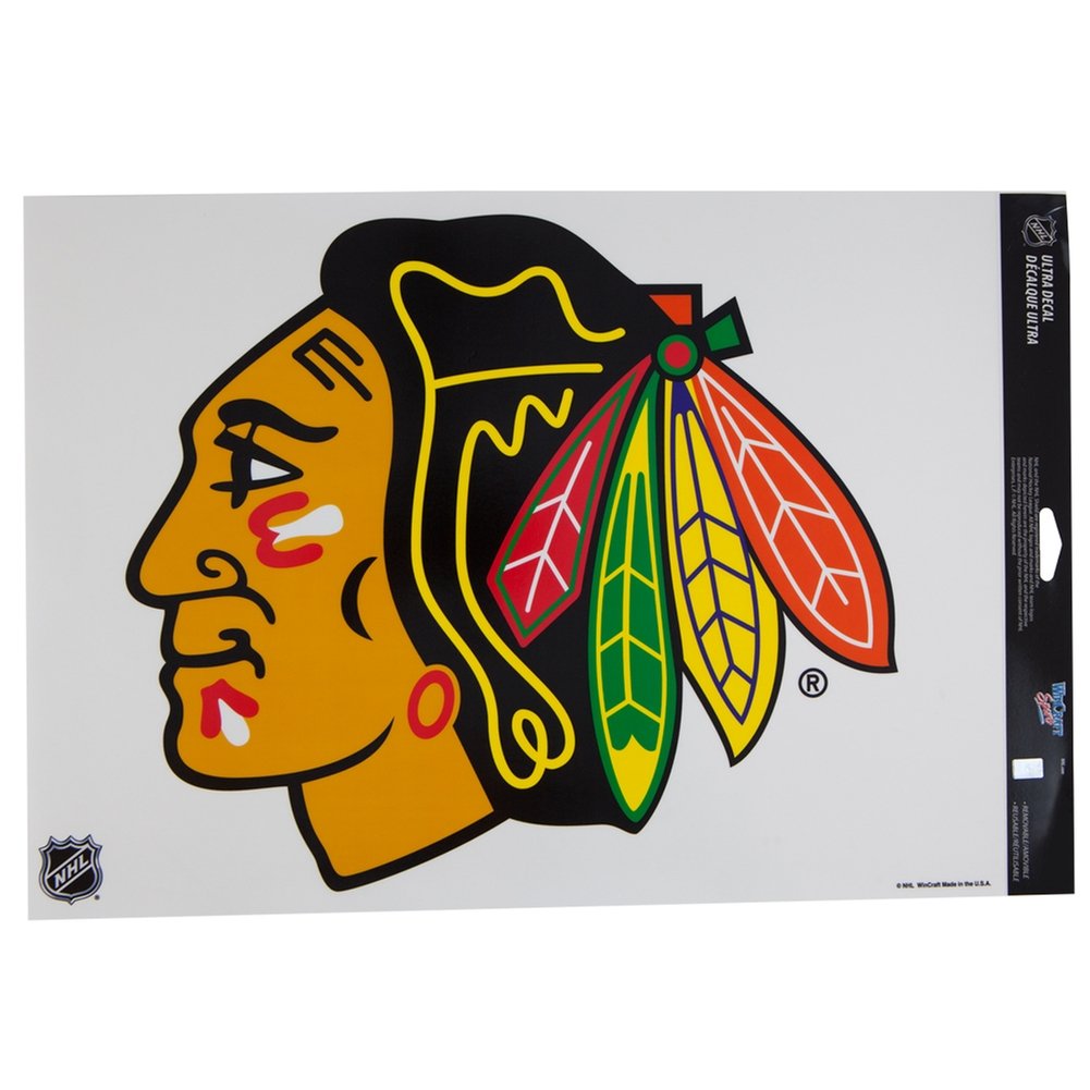 NHL Chicago Blackhawks 75388091 Multi Use Decal, 11" x 17"