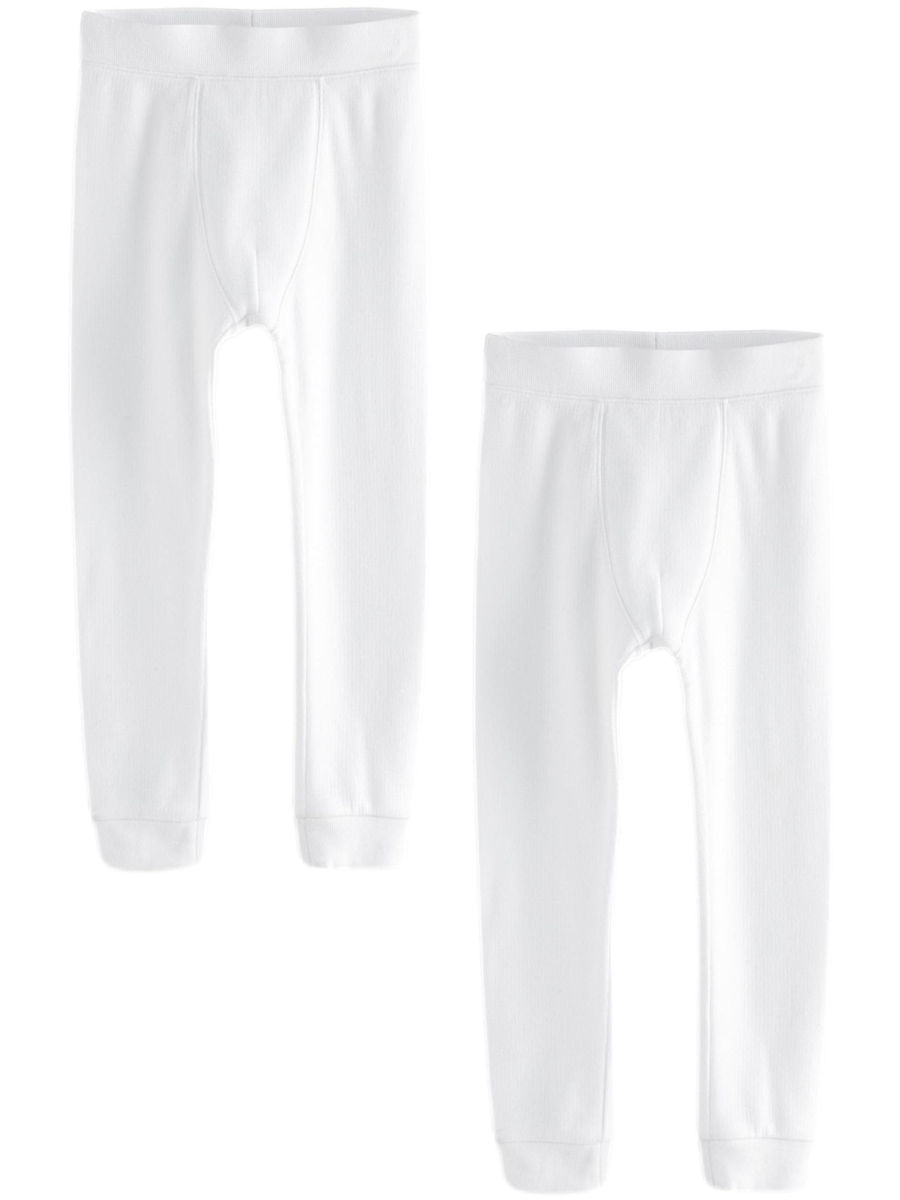 NEXT Niños Pack de 2 Leggings térmicos Blanco 2 Años-3 Años