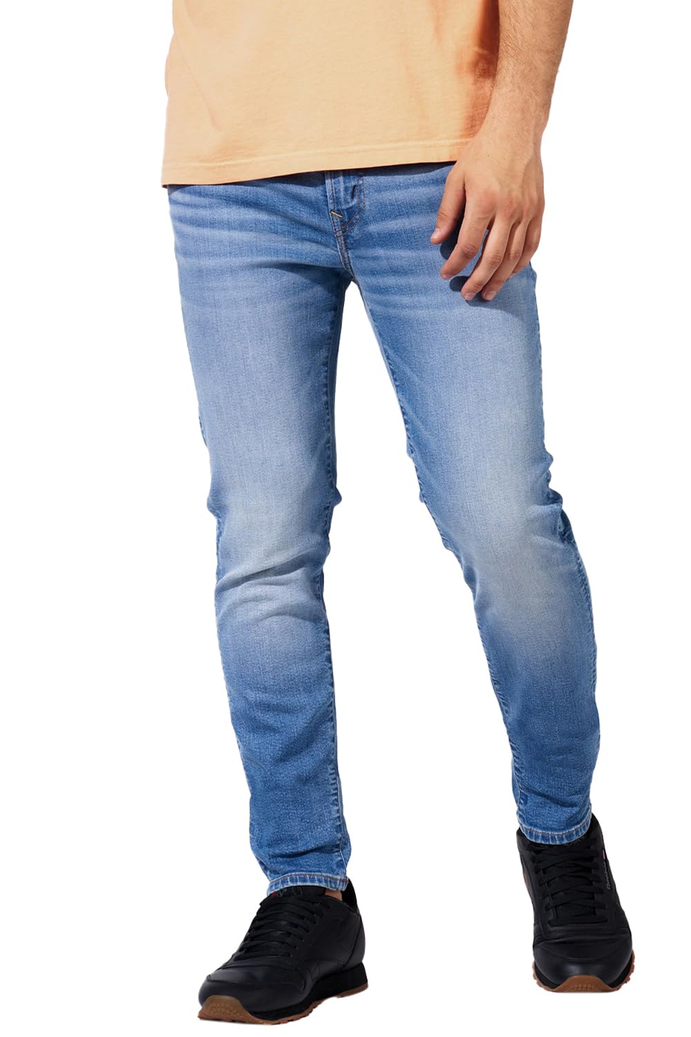 american eagle Men Blue Airflex+ Skinny Jeans-picture-36