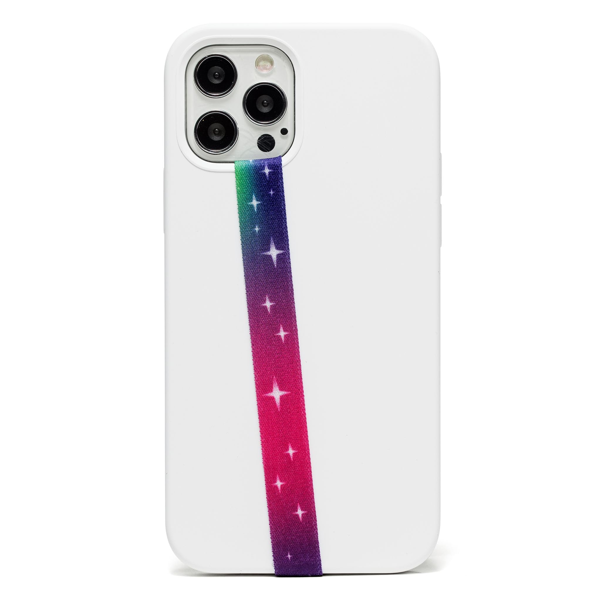 Full-Hand Elastic Phone Strap/Grip, for Comfort & Convenience, Multi-Position Adjustable with Easy On/Off Secure Authentic Hook & Loop Closures, Flexible, No Adhesives, (Starry Night)