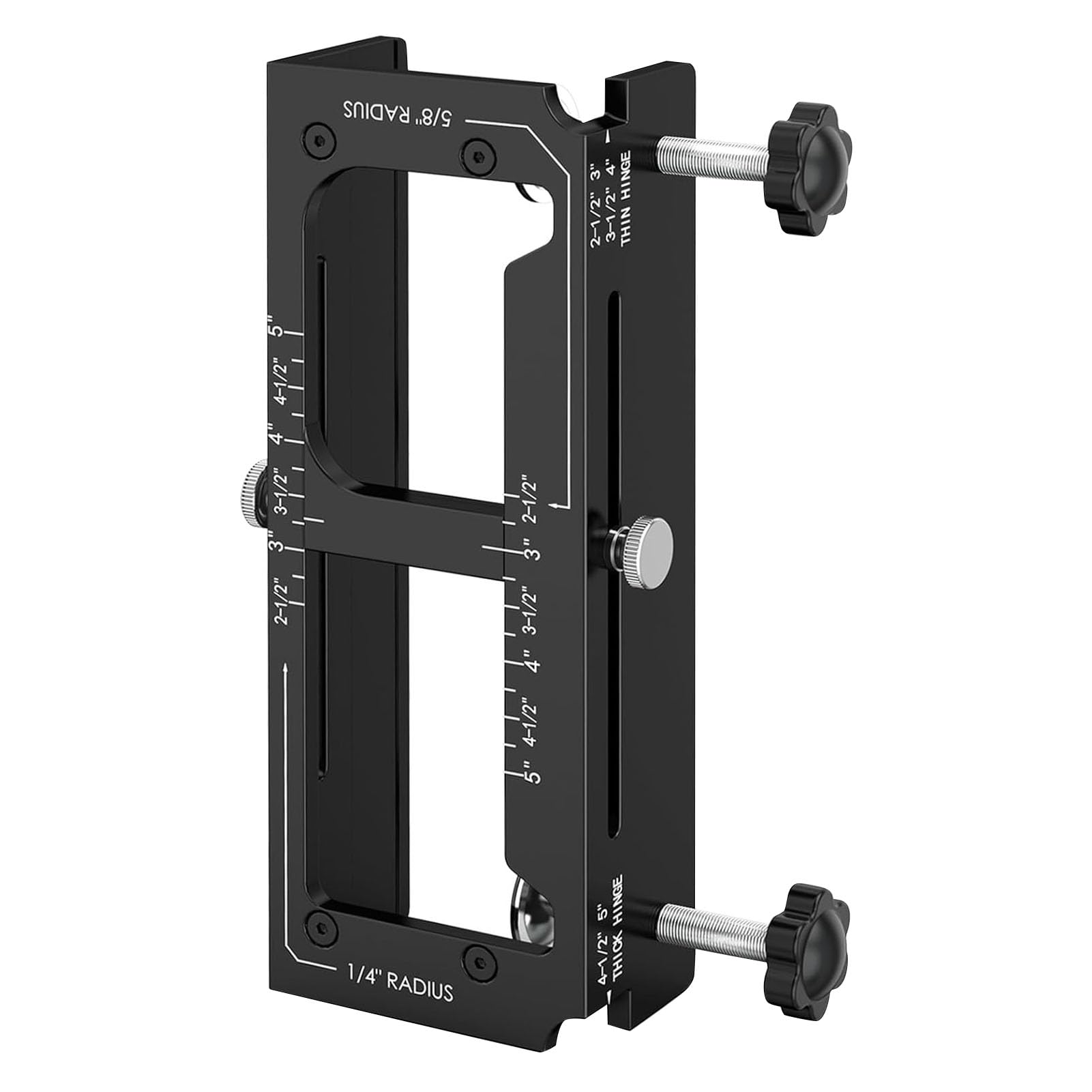 Gabarit pour charnières de porte en alliage d'aluminium moulé pour mortaisage précis