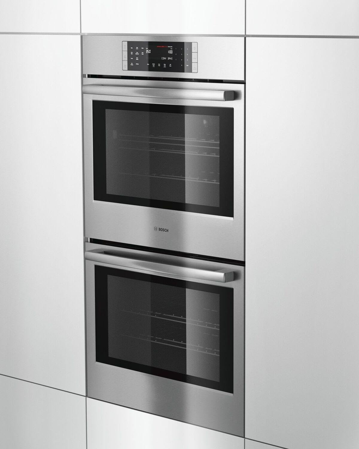 800 Series 30 in Built-in Electric Convection Double Wall Oven in Stainless Steel w/True Convection Cooking, Self-Clean
