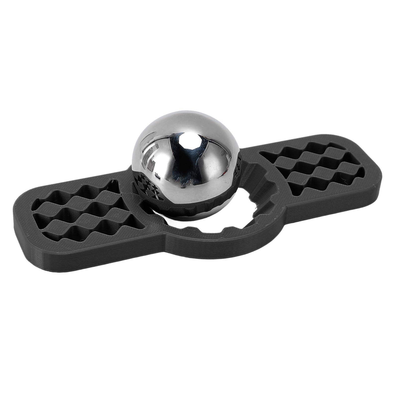 Coffee Cooler Stainless Steel Enhanced Flavor Reusable Coffee Cooling Whiskey Cocktail (Black)