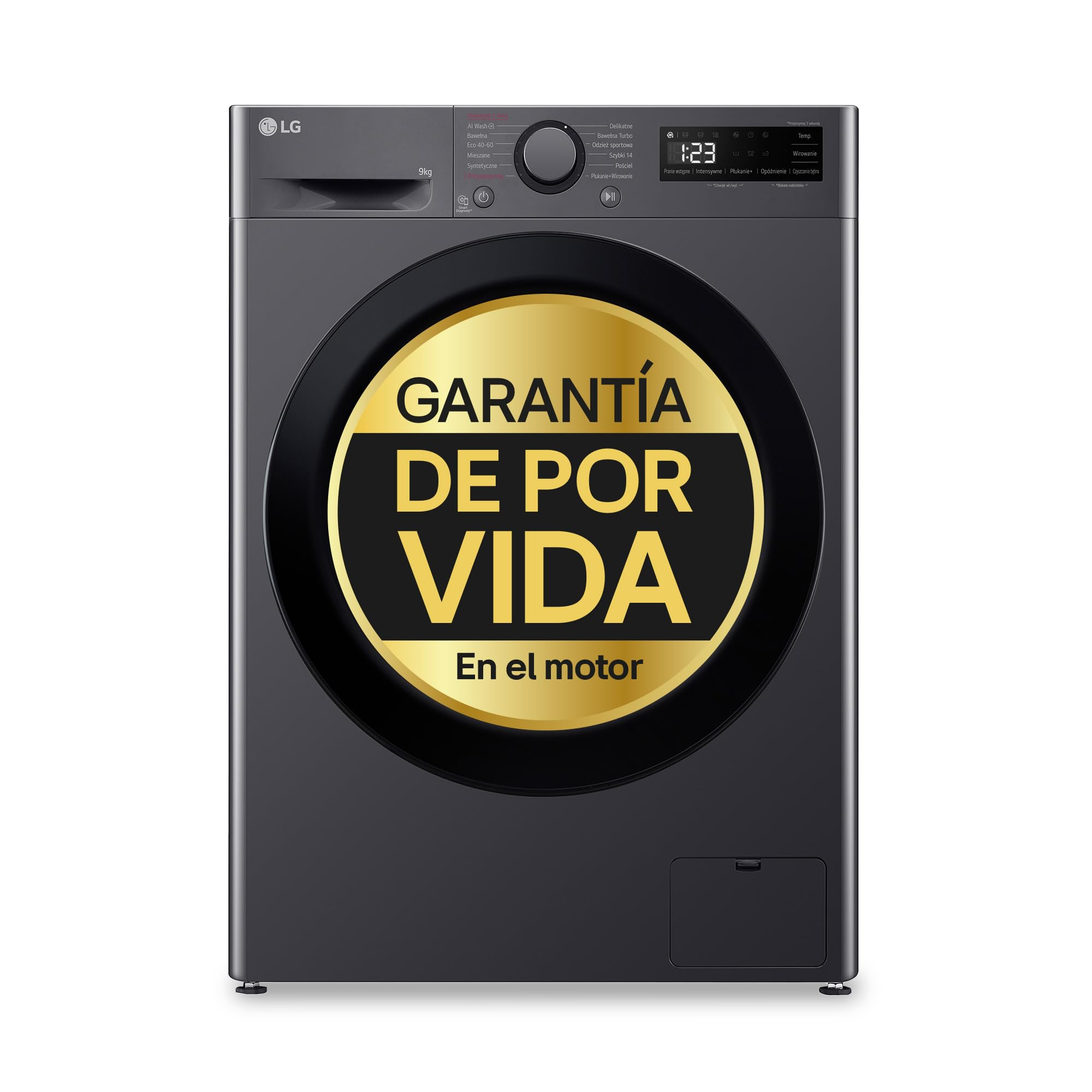 LG F1P1CY2T - Lavadora Inverter direct Drive, 17 kg, A++, 1100 rpm, serie XXX, color inox antihuellas — view 17