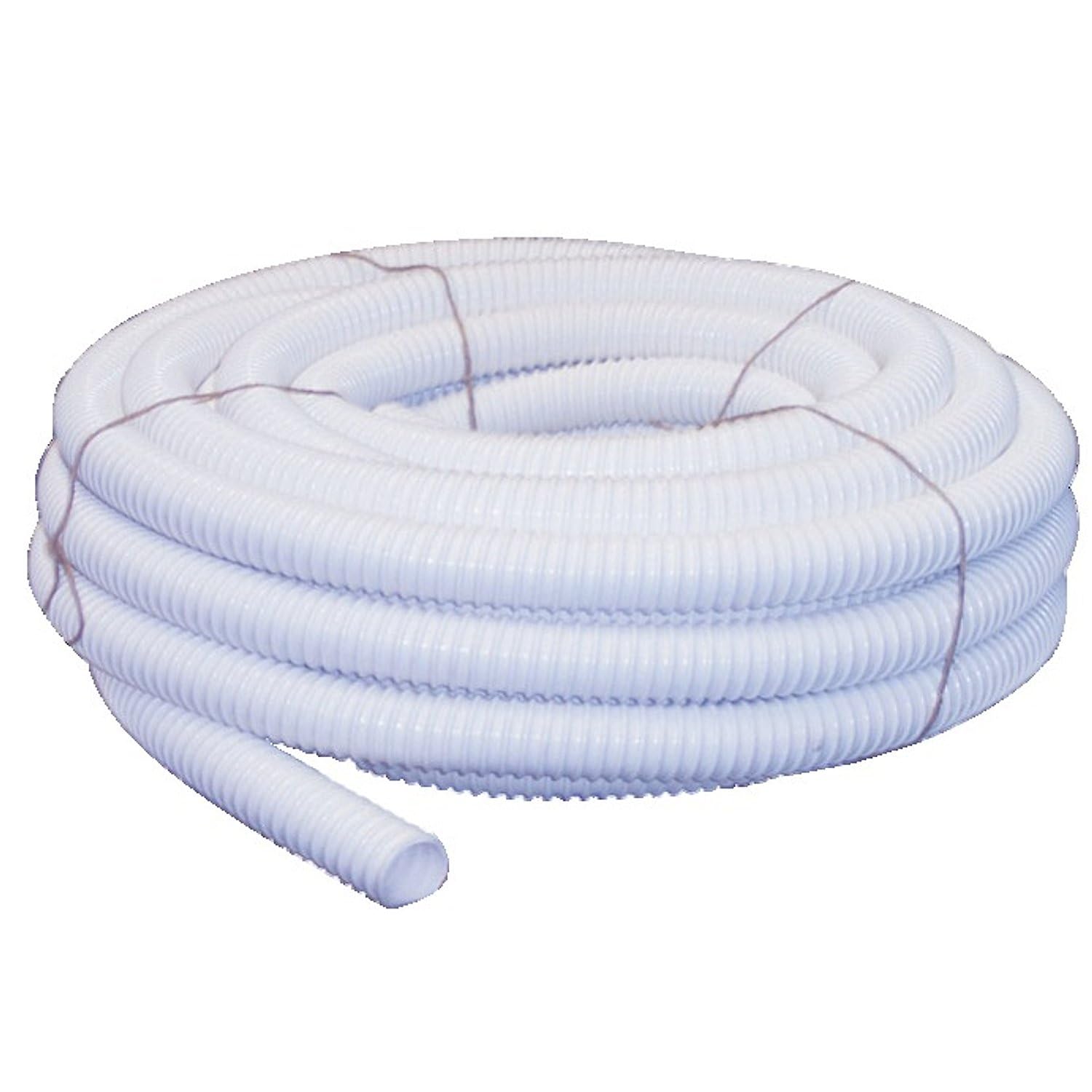 Regiplast T40 - Tubo di scarico in PVC, ondulato e flessibile, diametro: 40 mm, lunghezza: 20 m