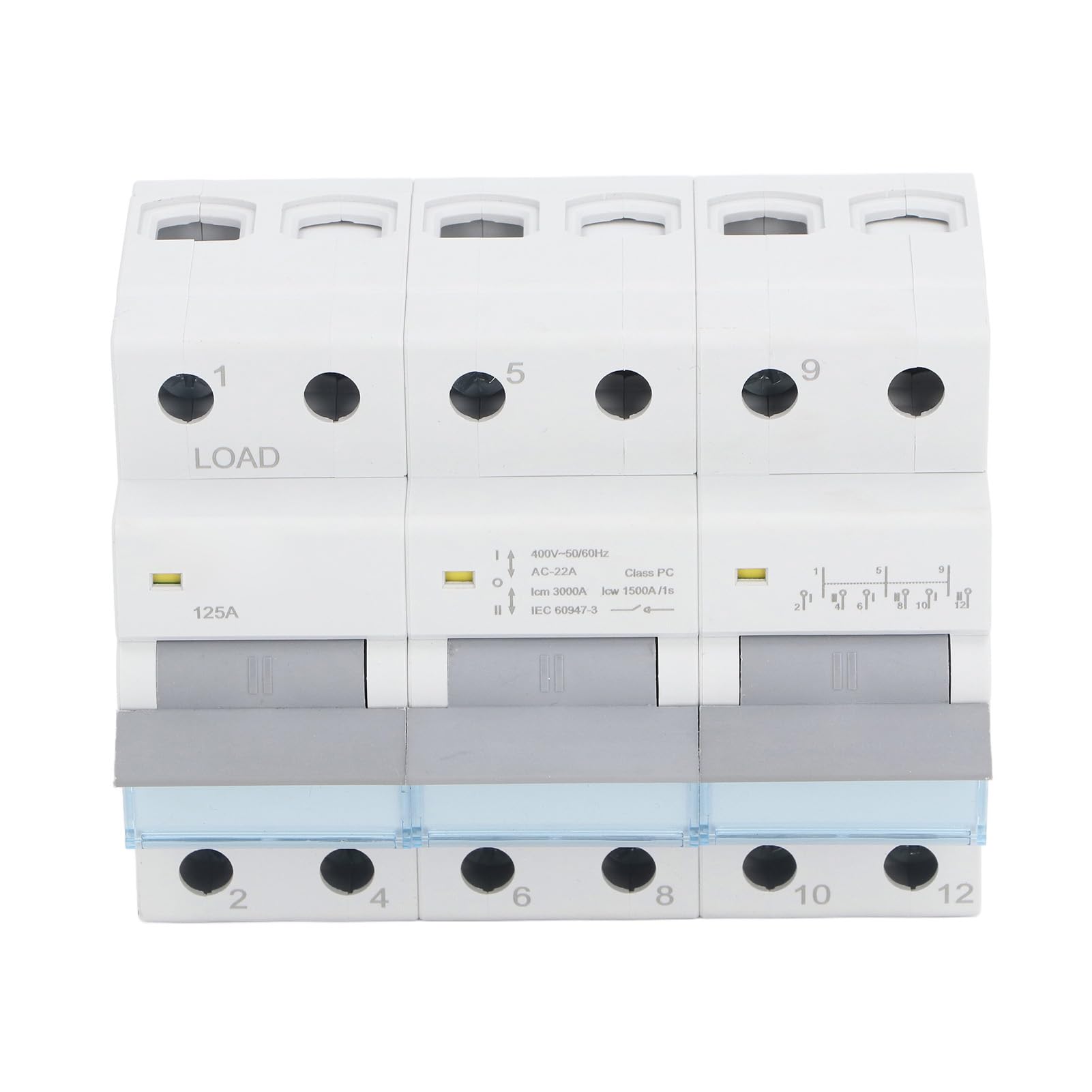 Interruttore Isolatore CC SEG-125 125A 400 V Interruttore Automatico per Array Fotovoltaico Sezionatore CC con Varie Protezioni per di Energia Solare