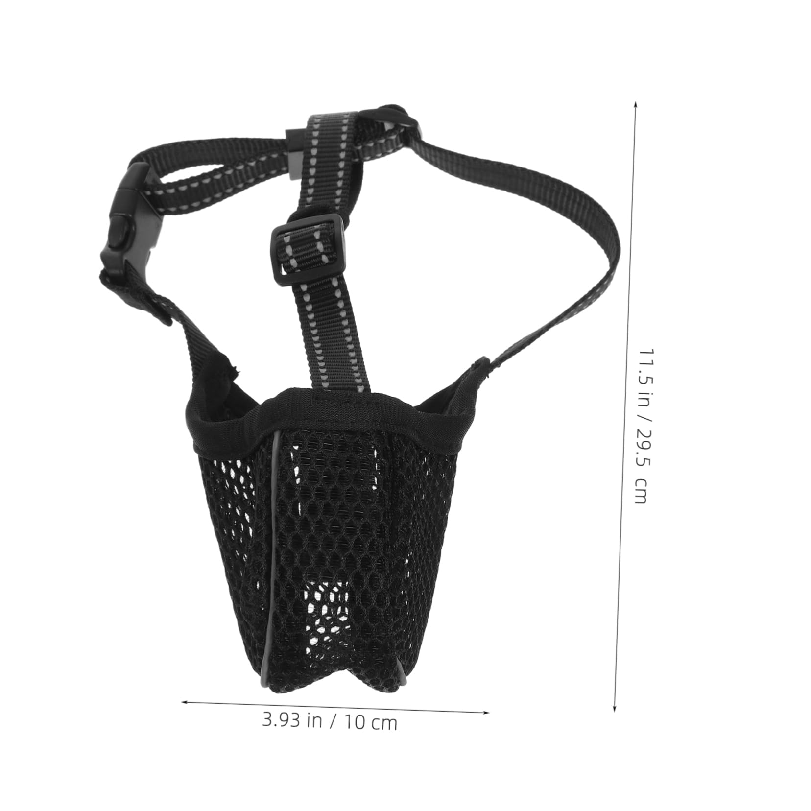 Happyyami Soft Muzzles for Dogs Breathable Mesh Large Dog Muzzle -scavenging Features