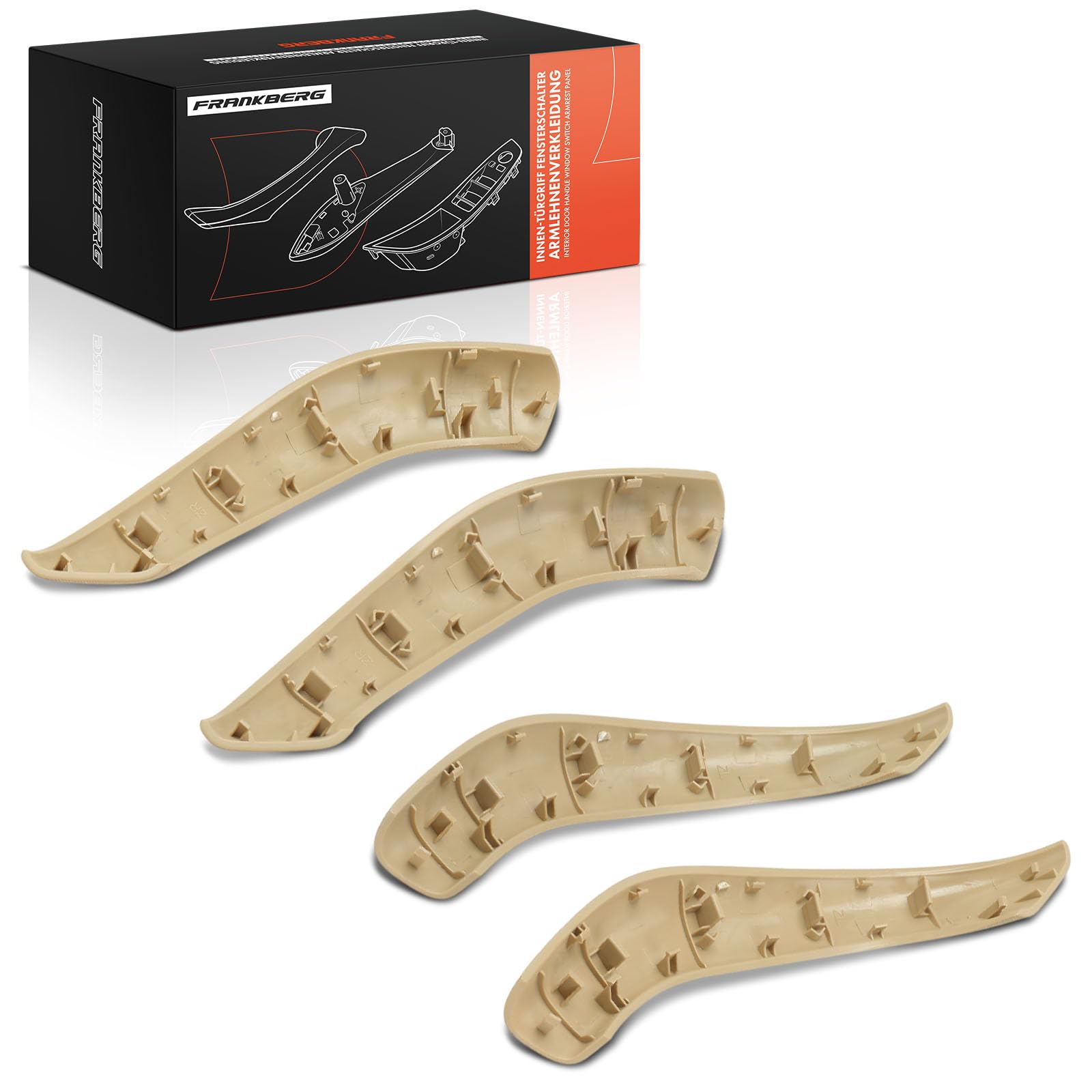 Frankberg maniglie per porta rivestimento interno pannello porta | davanti, posteriore, Sinistra, Giusto; Compatibile con: X2 F39, X1 Van F48, X1 F48