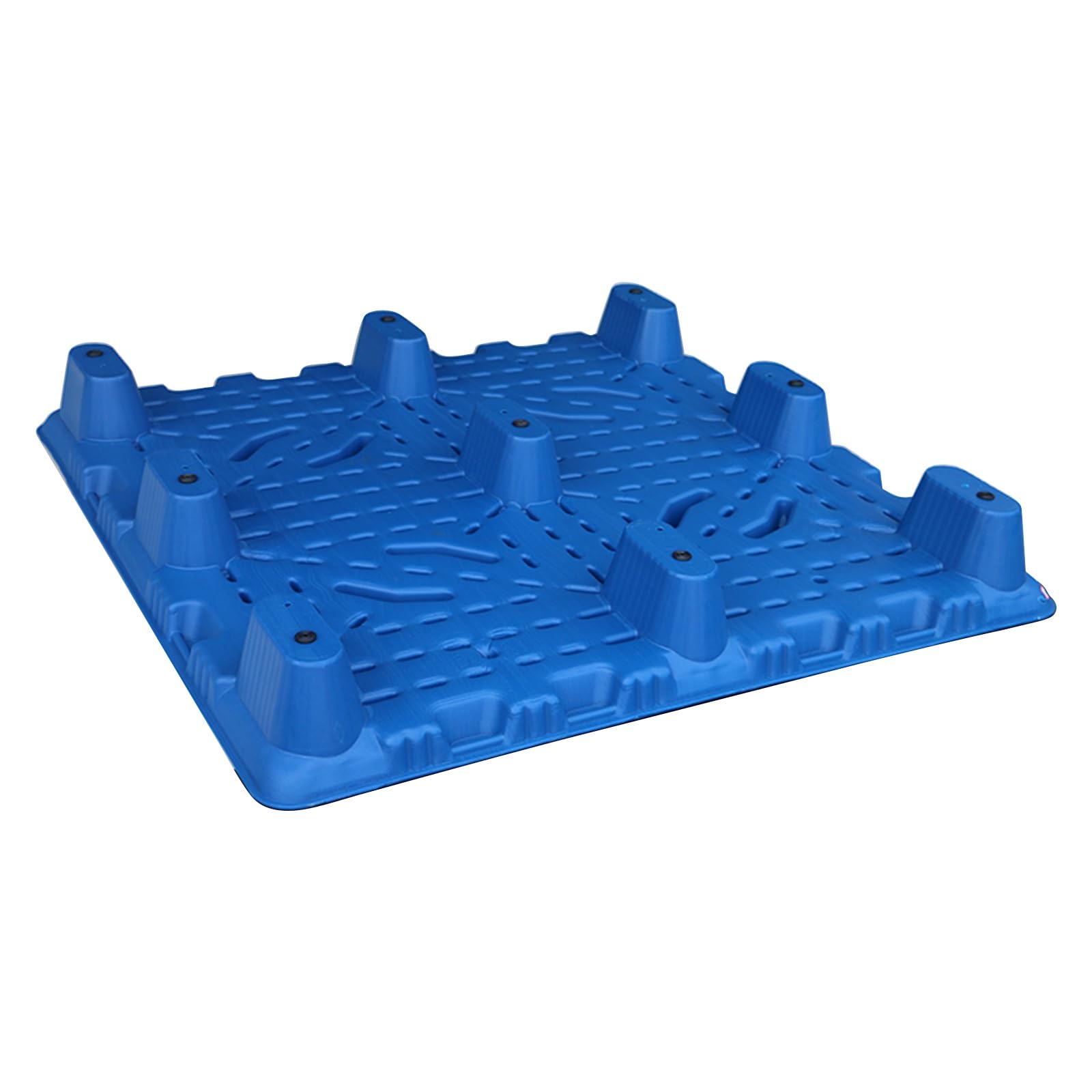 Palettes en plastique pour stockage industriel, charge dynamique 1000 kg, charge statique 4000 kg, palettes empilables pour la logistique et l'entreposage