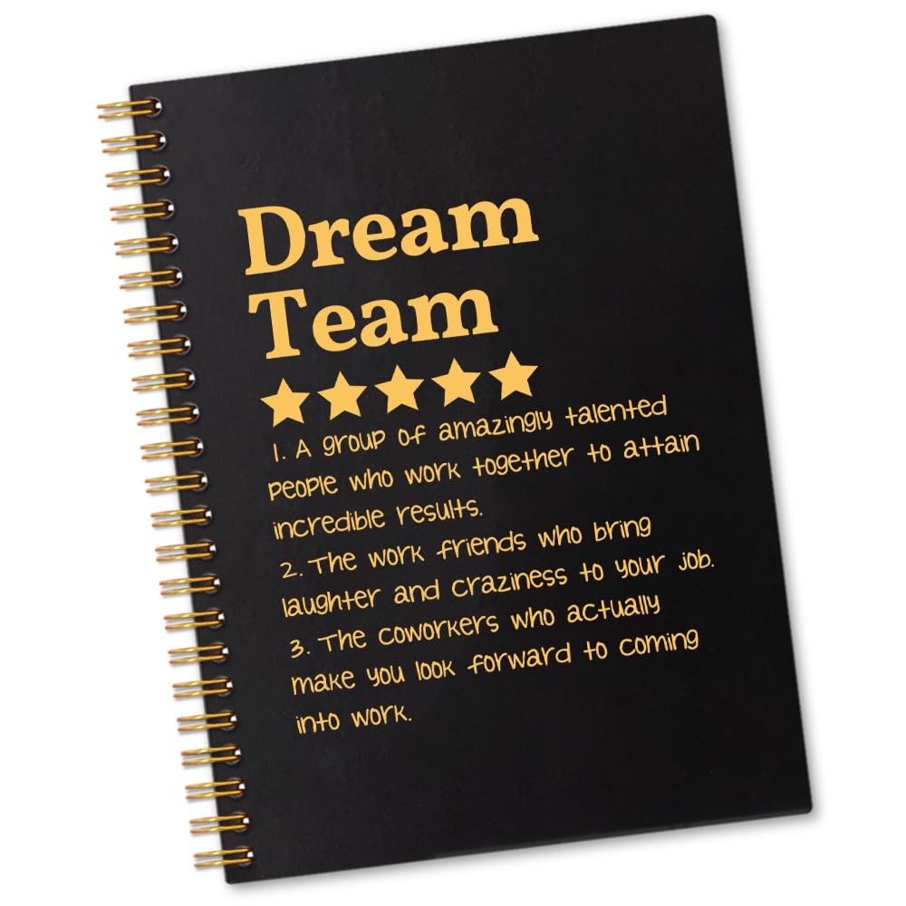 Cahier de notes Dream Team 160 pages blanches pour le bureau - 7