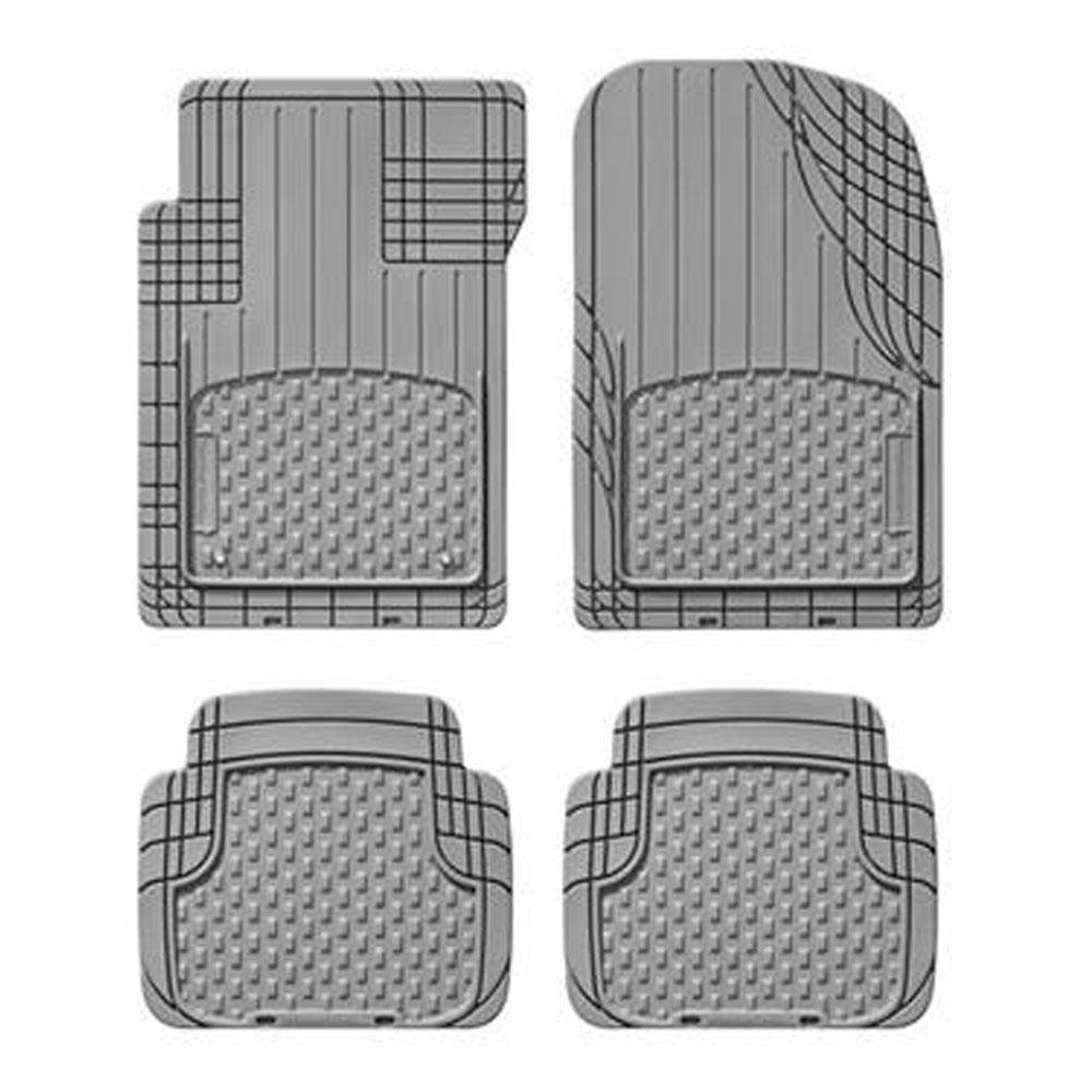 WeatherTech Semi Universal All Weather and Vehicle Trim to Fit Floor Mats - 4-Piece Set Grey