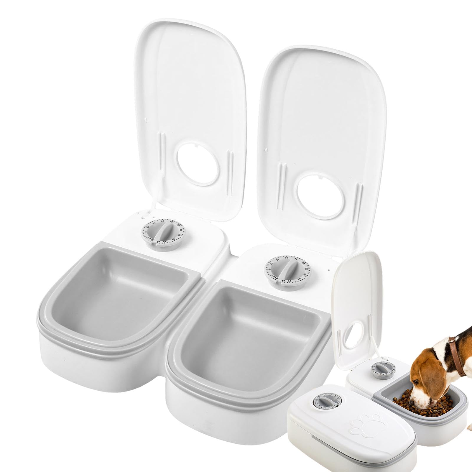 Ciotole per animali domestici, Distributore automatico di cibo for gatti - Contenitore for for cani for e, secco umido