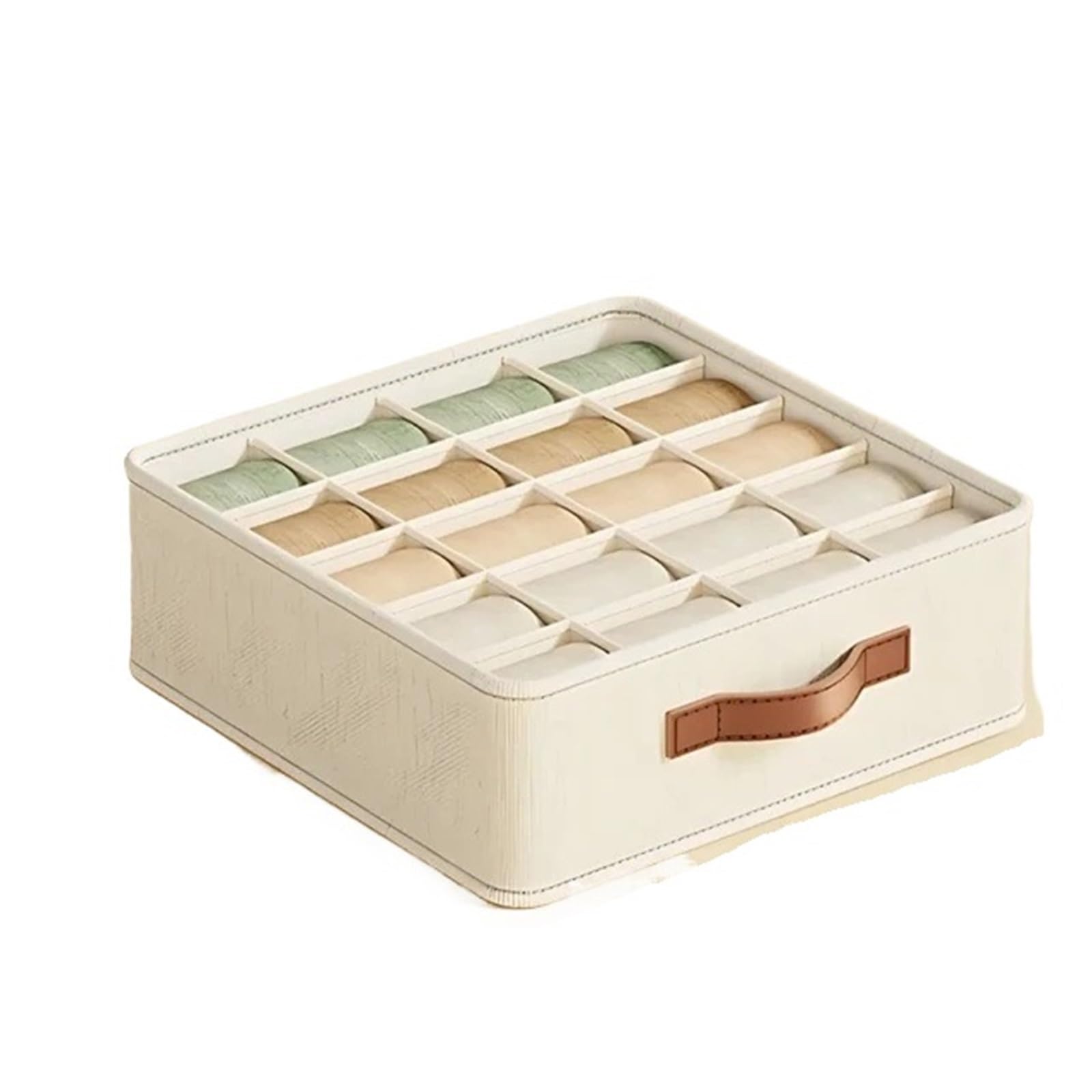 Organizador de cajones para Ropa Interior, Caja de Almacenamiento para Calcetines, Sujetadores y lencería, Plegable.