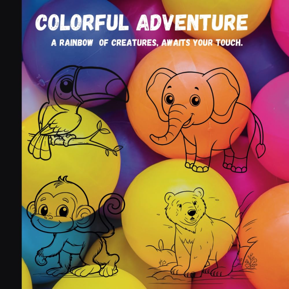 Colorful Adventure: A Rainbow of Creatures Awaits Your Touch