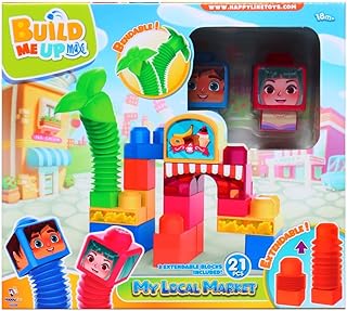 BLOCK MAXI BENDY TOWN 21PCS
