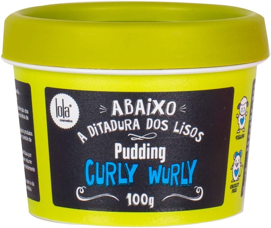 Curly Wurly Puddin Lola Cosmetics Mask - 100g Lola Cosmetics Máscara Curly Wurly Pudding Lola Cosmetics - 100g