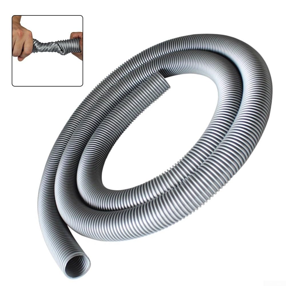 Manguera flexible para aspiradora PATIKIL EVA, manguera de recogida de polvo gris, para aspiradora industrial