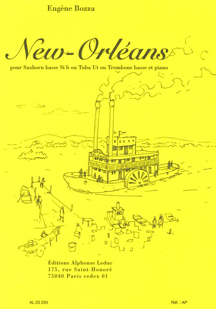 Eugene bozza - new-orleans pour saxhorn basse (ou tuba, ou trombonne basse) et piano