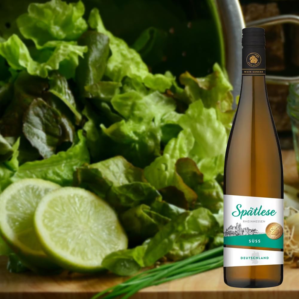 Wein-Genuss Spätlese QmP, süß, sortenreines Weinpaket + VINOX Winecards (6x0,75l)