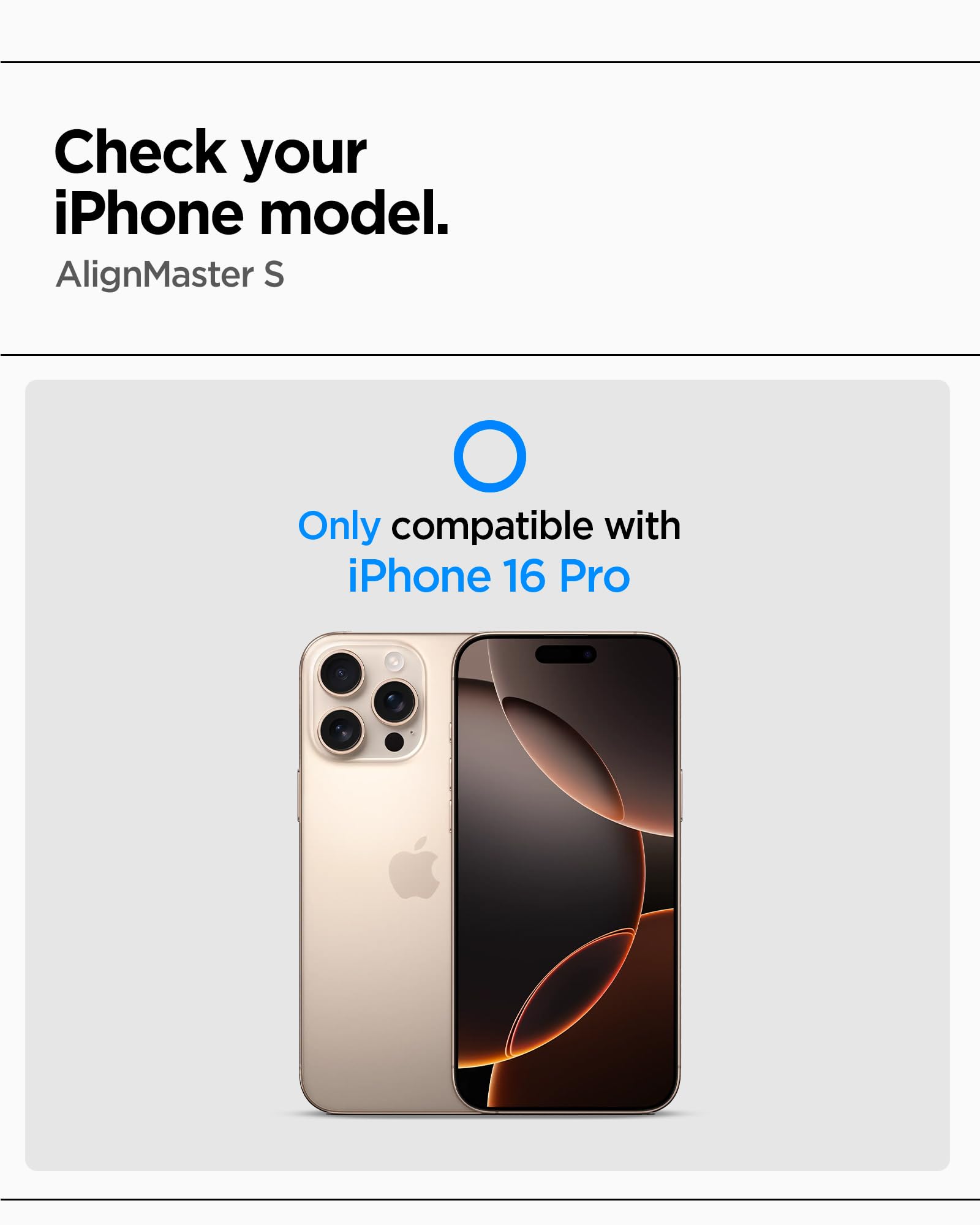 Spigen AlignMaster S Tempered Glass for iPhone 16 Pro — Amazon image 2