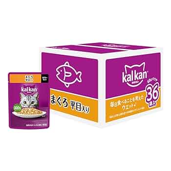 Amazon.co.jp: カルカン パウチ 1歳から 60g×36袋 まぐろ 平目