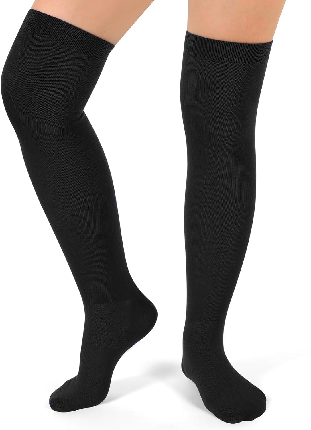 Hicarer 6 Pairs High Baseball Socks over Knee Football Softball Sock Youth Combo Long Sport Men Tube Socks Women - Image 2