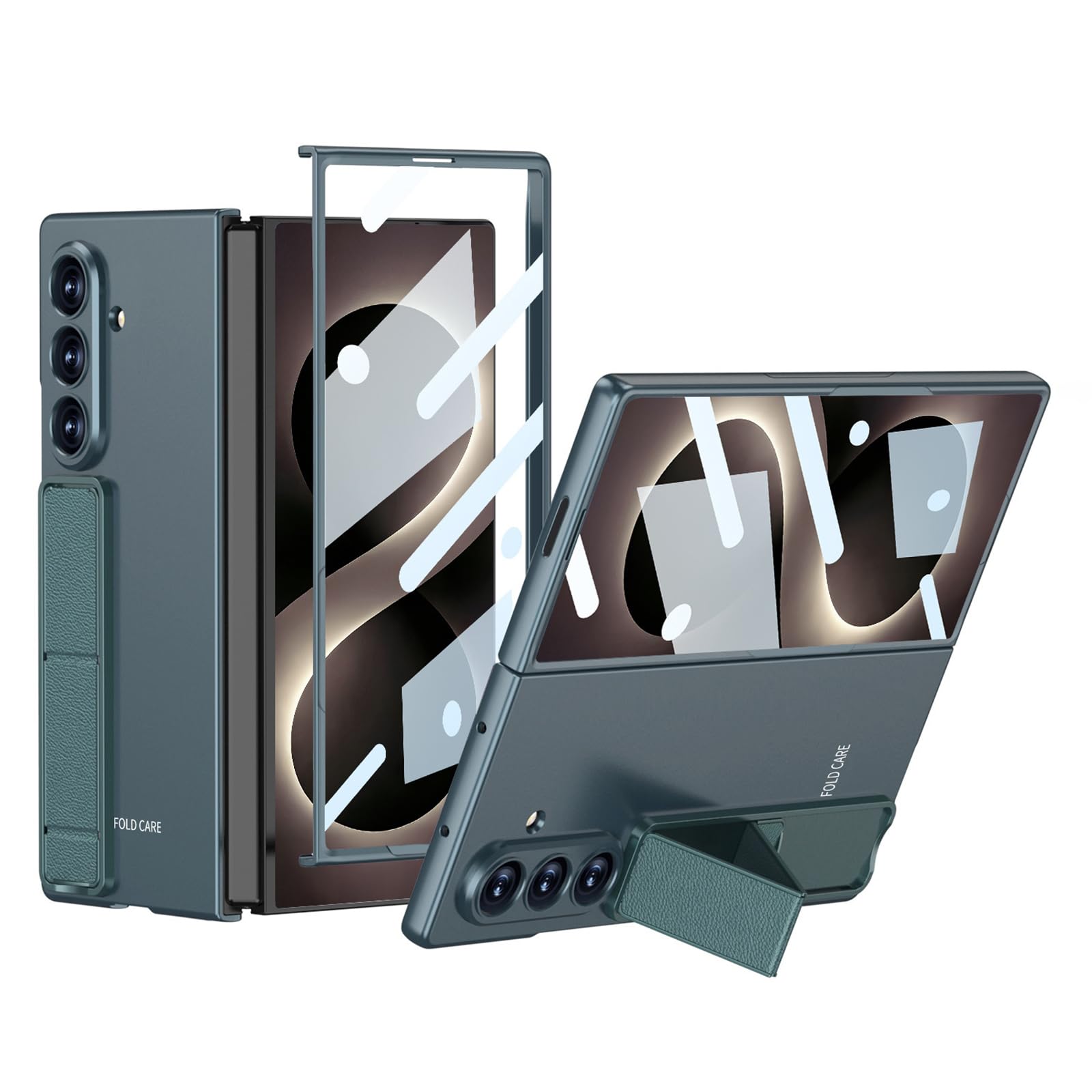 Smukłe etui do Samsung Galaxy Z Fold 8 Ultra, twardy szkliwiony PC