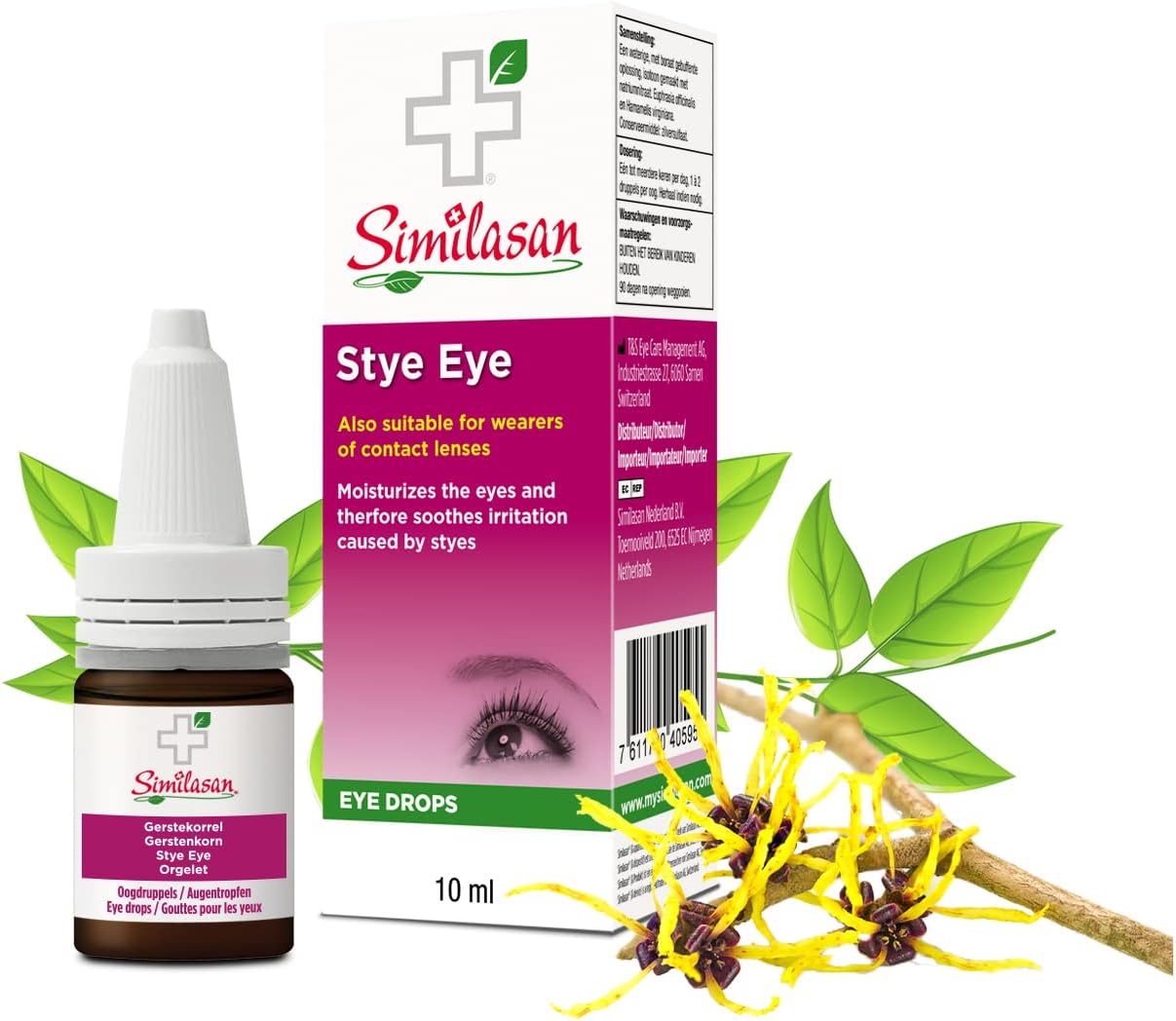 Similasan Eye Drops for Stye Eyes 10 ml Moisturizes The Eyes and
