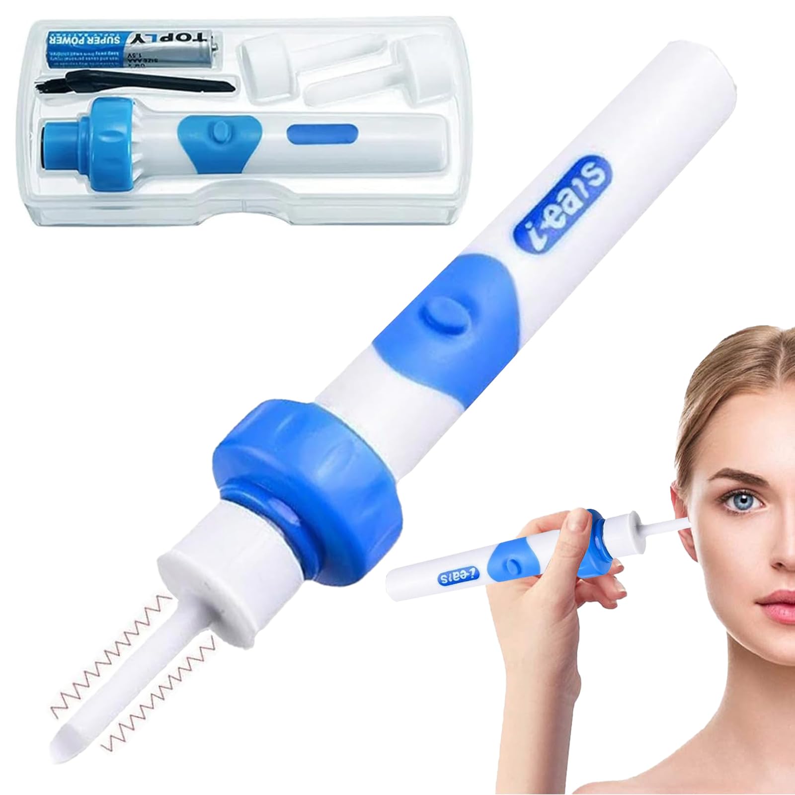 Oroclear Ohrenschmalz Entferner - Elektrischer Sauger Mit LED-Licht