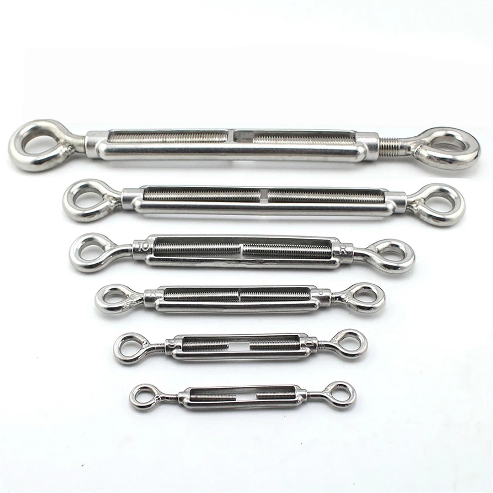 tenditore cavo acciaio Tenditore a tenditore for filo M4 M5 M6 M8 M10 M12 M14 for for da giardino for con occhiello e in acciaio inossidabile 304 per Recinzioni e Supportos Piantes(M14)