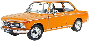 2002ti Orange 1/24 Diecast Model Car by Welly 24053or