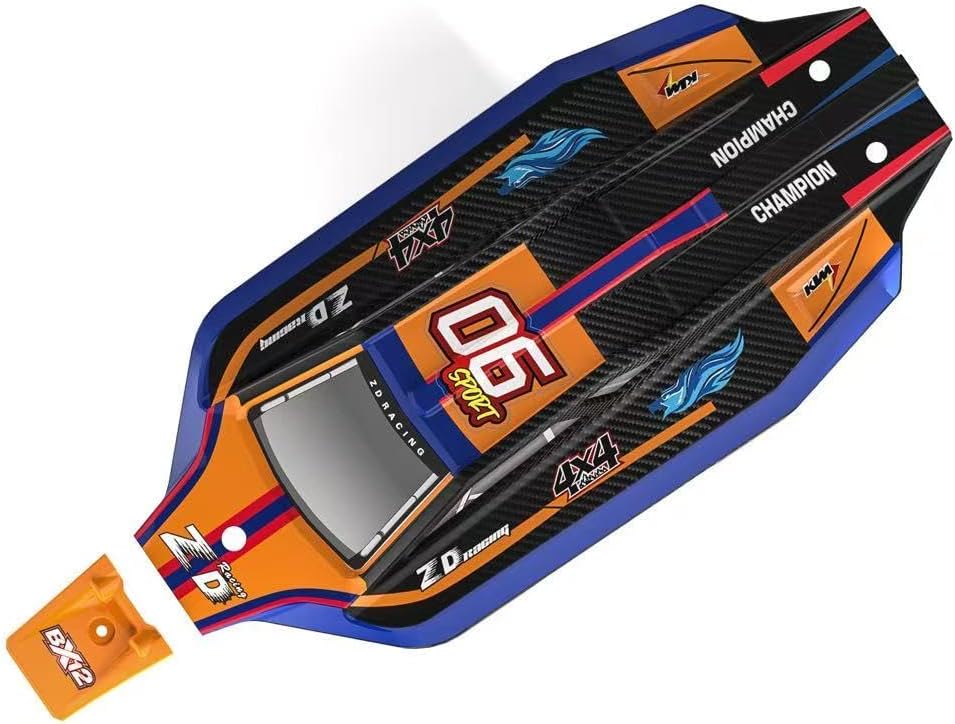 RC Car Body Shell, 1/12 Scale PVC, Brushless Racing Car Replacement Part-Applicable Models BX12