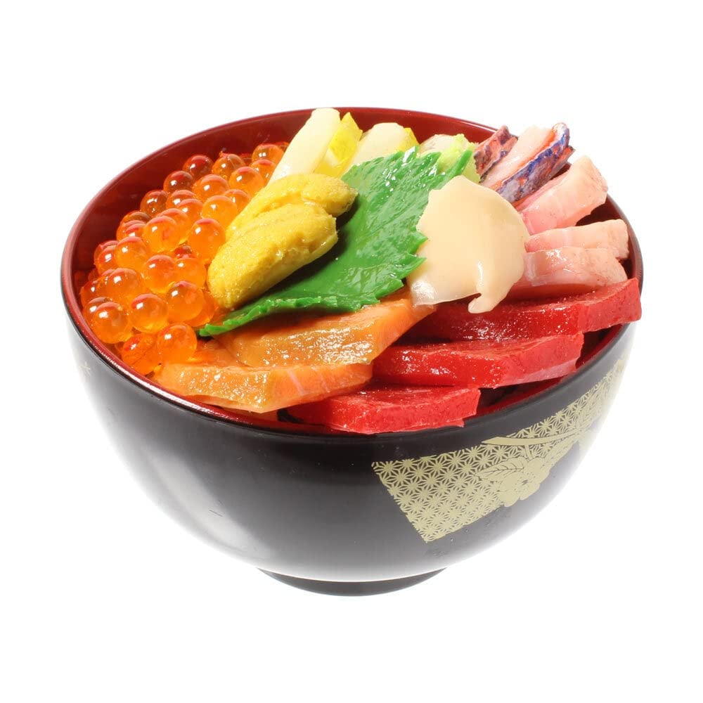 食品サンプル　食品サンプル丼 Amazon | 食品サンプル屋さんのミニグルメ（海鮮丼）【食品サンプル