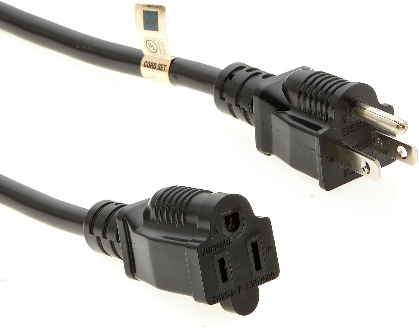 🛒 Flash Sale Otimo 25 Feet 16/3 Heavy Duty Extension Cord (NEMA 5-15P to NEMA 5-15R) - Black SJT