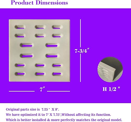 Miniatura 2 de HomeCrafter Domador de llama de cerámica para Mark Y0202XC Y0660 04ANG, Bakers & Chefs Y0005XC, FiestaGT40045, Grand Hall GC-3000, Turbo PR5010