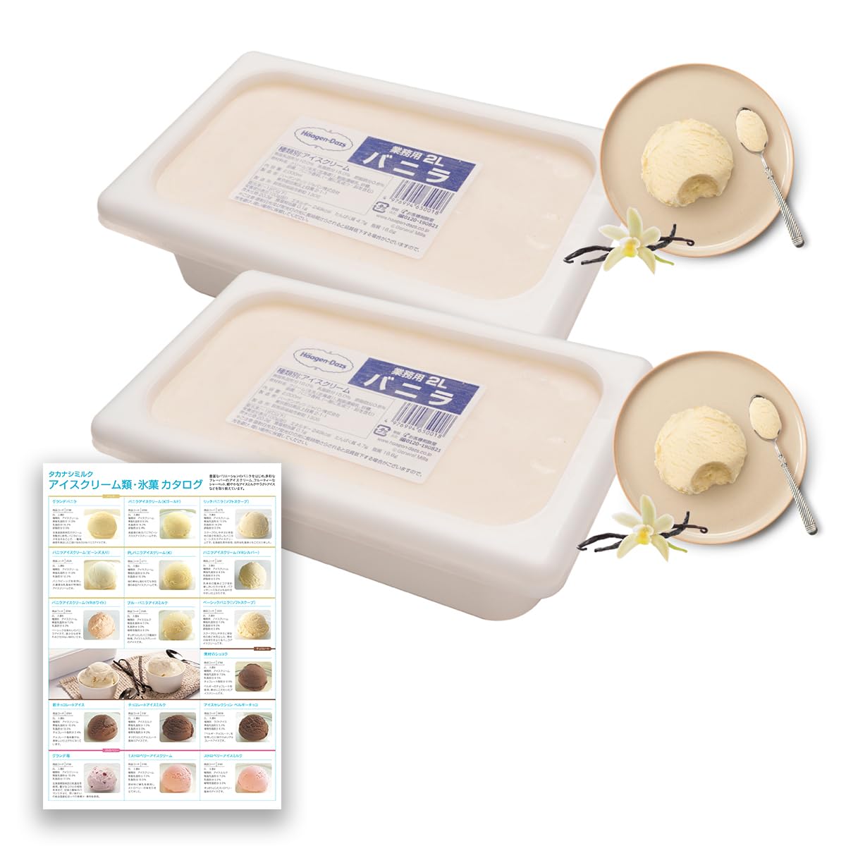 【タカナシミルク公式通販】 ハーゲンダッツ 業務用 2L × 2個 タカナシ ア…